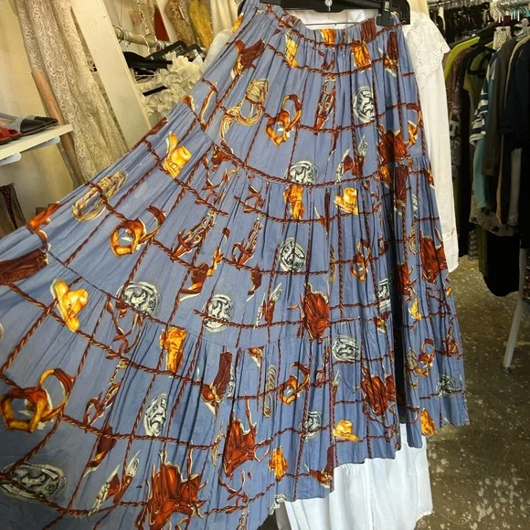 Vintage western broom skirt - Picture 2 of 4